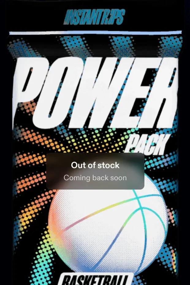Sealed Basketball Power Pack as shown in the app
