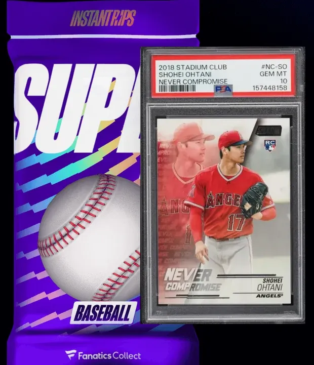 Sealed Baseball Super Pack as shown in the app