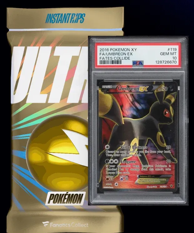 Sealed Pokémon Ultra Pack as shown in the app